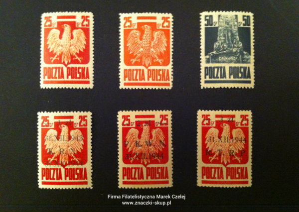 znaczki pocztowe polskie powojenne PRL 1945-4