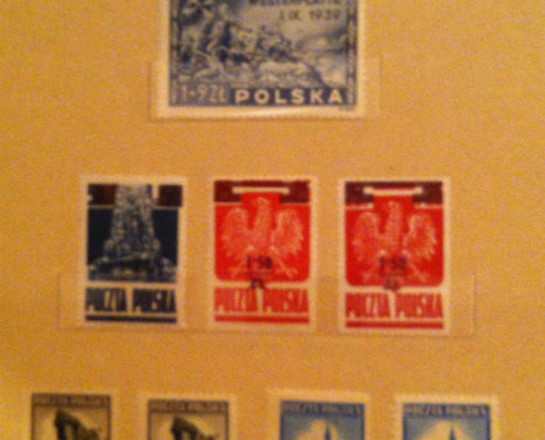 Polskie powojenne znaczki pocztowe 1945
